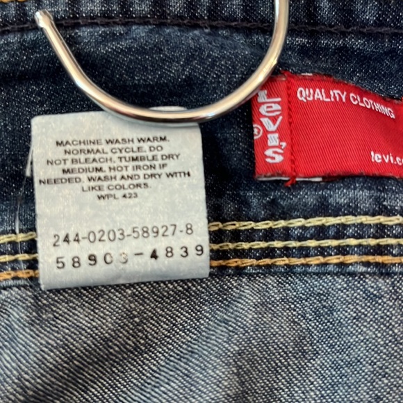 #134LEVI’S JEANS 12 Miss M wide leg - Picture 5 of 16